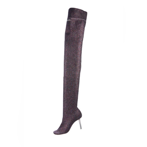VETEMENTS glitter Sock Boots women
